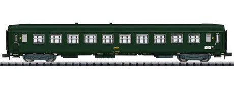Type B 10 2nd Class Coach - Ready to Run - Minitrix -- French State Railroad SNCF (Nizza - Paris, Era IV 1970, green)