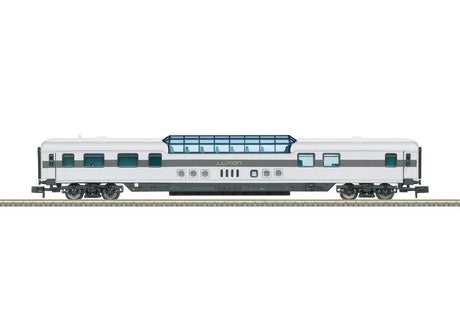 Type SRmz Dome Car - Ready to Run - Minitrix -- LUXON (Era VI 2021, silver, gray)