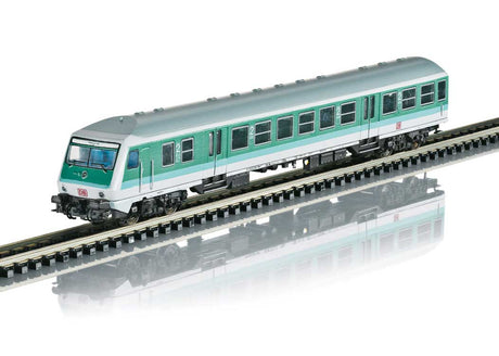 Type Bdnzf 481 Cab Coach - Ready to Run -- German Railroad DB AG (Era V 1993, mint green, gray)-1