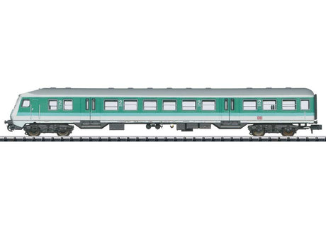 Type Bdnzf 481 Cab Coach - Ready to Run -- German Railroad DB AG (Era V 1993, mint green, gray)-2