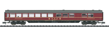 Type WRumh 132 Diner - Ready to Run -- German Federal Railroad DB (Era IV 1973, red, gray)
