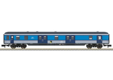 Type Dm Bicycle Transport Baggage Car - Ready to Run - Minitrix -- Rail Service Company SVG #50 80 89-35 703-9 (Era VI 2022, blue, gray)