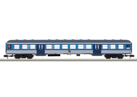 Type Bnrz 451 2nd Class Commuter Coach - Ready to Run - Minitrix -- Rail Service Company SVG #50 80 22-34 116-0 (Era VI 2022, blue, gray)