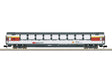 Type Amp 61 EuroCity 1st  Class View Coach - Ready to Run - Minitrix -- Swiss Federal Railways SBB/CFF/FFS (Era VI 2026, white, black, red)