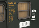 Type Post 4mg-bI/26 Mail Car - Ready to Run -- German Federal Postal System DBP (Era III 1963, green, silver)-3