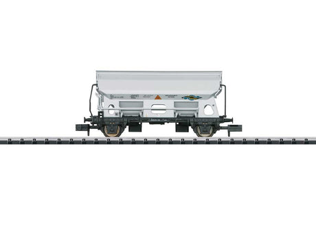 Type Tds Dump Car with Hinged Roof - Ready to Run - Minitrix -- Armita Wagons (Era IV, gray, black)