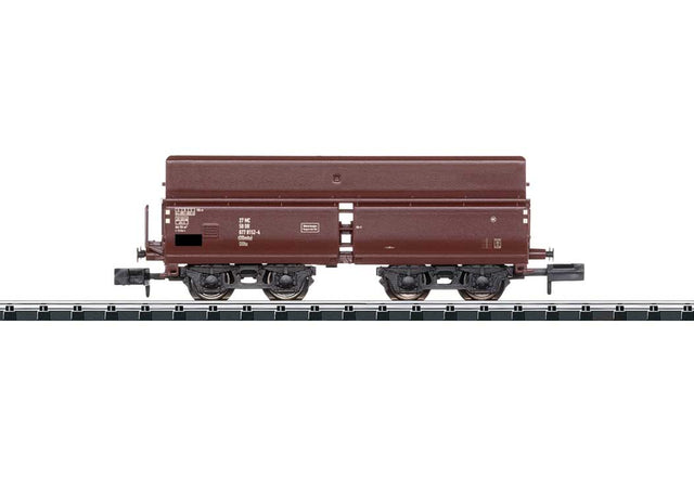 Type OOtu 6778 Hopper - Ready to Run - Minitrix -- German State Railroad DR (Era IV 1969, Boxcar Red)