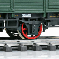 Class ET 194 Electric Railcar Set w/2 Freight Cars w/Sound & DCC/SX -- German State Railroad DR (Era II, green)
