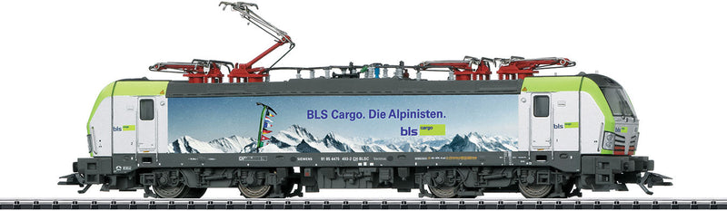 Class 475 Electric Locomotive with Sound & DCC/SX -- BLS Cargo (Era VI 2018; "The Alpinists" Graphics, German Lettering)