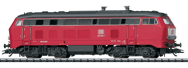 Class 218 Diesel-Hydraulic - Sound & DCC Equipped -- German Federal Railway (Era IV; Chinese Red, gray)