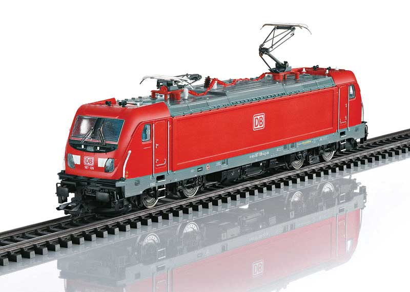 Bombardier Traxx AC 3 Class 187.1 Electric Locomotive with Sound & DCC/SX -- German Federal Railway (Era VI; Traffic Red, gray)