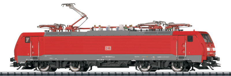 Class 189 Electric Locomotive - Standard DC -- German Federal Railway (Era VI; red, gray)