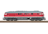 Class 132 Ludmilla Diesel with Smoke - Sound and DCC -- German State Railroad DR #132 457-3 (Era IV 1990, red, gray, white)-2