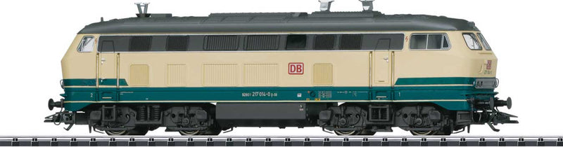 Class 217 Diesel Locomotive with Sound & DCC/SX -- German Federal Railway #217 014-0 (Era VI 2012; Ivory, Ocean Blue)