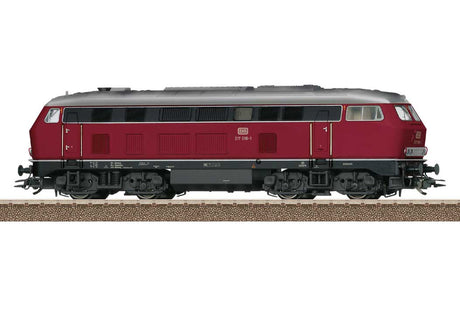 Class 217 Diesel - Sound and DCC -- German Federal Railroad DB #217 018-1 (Era IV 1974, red, gray)