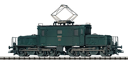 Electric Class De 6/6 Crocodile Locomotive - Era III - Powered -- Swiss Federal Railways - Seetal Line
