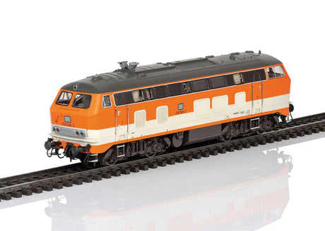 Class 218 Diesel - Sound and DCC -- German Federal Railroad DB #218 140-2 (Era IV, orange, cream, gray)-1