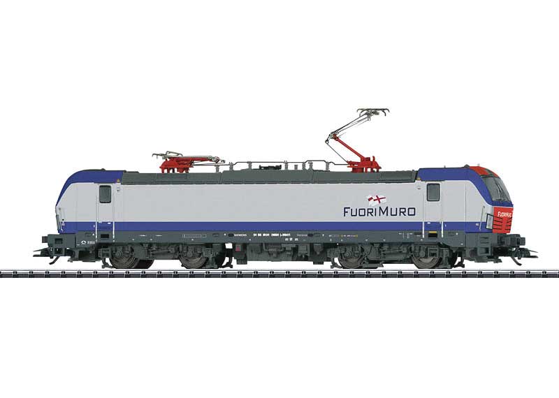 Siemens Vectron Class 191 Electric Locomotive with Sound & DCC/SX -- Fuori Muro (Era VI; gray, blue, red)