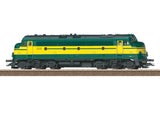 Class 52 Diesel - Sound and DCC -- Belgian State Railways SNCB/NMBS #5209 (Era IV, green, yellow)-2