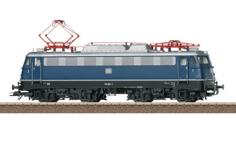 Class 110 Electric - Sound and DCC -- German Federal Railroad DB #110 461-1 (Era IV 1978, cobalt blue, black, silv-1