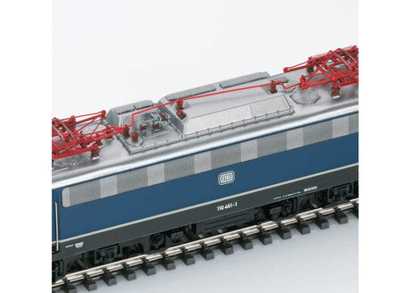 Class 110 Electric - Sound and DCC -- German Federal Railroad DB #110 461-1 (Era IV 1978, cobalt blue, black, silv-2