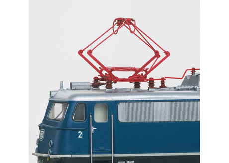 Class 110 Electric - Sound and DCC -- German Federal Railroad DB #110 461-1 (Era IV 1978, cobalt blue, black, silv-3