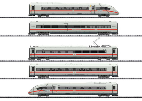 ICE 4 Class 412-812 5-Car Train-Only with Sound & DCC - Digital -- German Federal Railway (Era VI 2018; white, red)