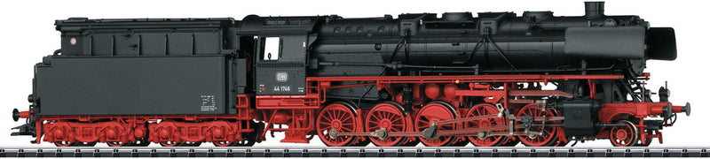 Class 44 2-10-0 with Oil Tender - Standard DC -- German Federal Railway #44 1746 (Era III, 1962-1963; black, red)