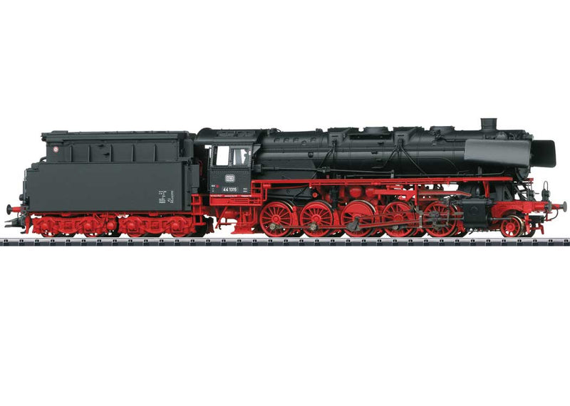 Class 44 2-10-0 Locomotive w/Oil Tender - Sound & DCC -- German Federal Railway 44 1315 (Era III, 1962-1963; black, red)-1
