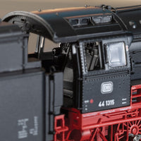 Class 44 2-10-0 Locomotive w/Oil Tender - Sound & DCC -- German Federal Railway 44 1315 (Era III, 1962-1963; black, red)