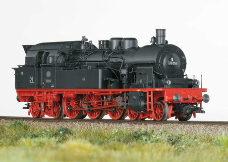 Class 78 4-6-4T - Sound and DCC -- German Federal Railroad DB #78 054 (Era III 1956, black, red)-1