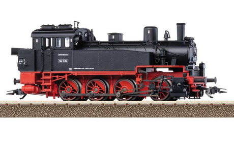 Class 92 0-8-0T - Sound and DCC -- Adventure World - German Federal Railroad DB #92 739 (Era VI, black, red)-2
