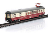 FD Konigssee Three Passenger Car Set - Ready to Run -- German Federal Railroad DB (Era IV 1988, mixed schemes)-1