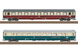 FD Konigssee 2 Passenger Car Set - Ready to Run -- German Federal Railroad DB (Era IV 1988, mixed schemes)-2