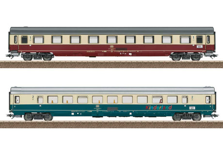 FD Konigssee 2 Passenger Car Set - Ready to Run -- German Federal Railroad DB (Era IV 1988, mixed schemes)-2