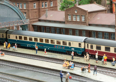 FD Konigssee 2 Passenger Car Set - Ready to Run -- German Federal Railroad DB (Era IV 1988, mixed schemes)-5