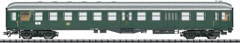 Type BDylf 457 2nd Class Cab Car-Baggage-Coach - Ready-to-Run -- German Federal Railway (Era IV 1984; Ocean Blue, Ivory, gray)-1