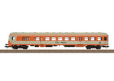 Type BDnrzf 784.1 2nd Class Cab Coach - Ready to Run -- German Federal Railroad DB (Era IV 1986, orange, light gray)-1