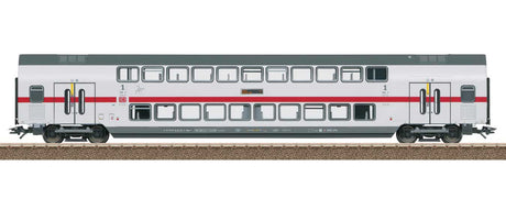 IC2 Type DApza 682.2 Bi-Level 1st Class Coach - Ready to Run -- German Railroad DB AG (Era VI 2020, white, gray, red)-2