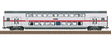 IC2 Type DBpza 682.2 Bi-Level 2nd Class Coach - Ready to Run -- German Railroad DB AG (Era VI 2020, white, gray, red)-2