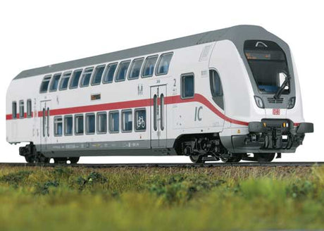 IC2 Type DBpbzfa 668.2 Bi-Level 2nd Class Cab Car - Ready to Run -- German Railroad DB AG (Era VI 2020, white, gray, red)-1