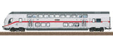 IC2 Type DBpbzfa 668.2 Bi-Level 2nd Class Cab Car - Ready to Run -- German Railroad DB AG (Era VI 2020, white, gray, red)-2