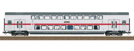 IC2 Type DBpza 682.2 Bi-Level 2nd Class Coach - Ready to Run -- German Railroad DB AG (Era VI 2020, white, gray, red)