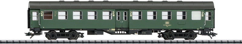 Type Byg 514 2nd Class Rebuild Coach - Ready to Run -- German Federal Railway (Car #5: Era IV 1975; green, gray)