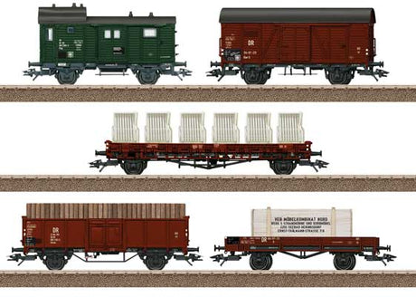 Heringsdorf Seaside Resort Freight Car Set - Ready to Run -- German State Railroad DR (Era III)
