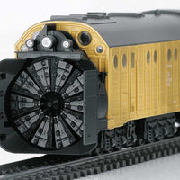 Henschel Steam Rotary Snowplow with Tender and Working Plow Wheel - RTR -- German State Railroad (Era III 1986; yellow, black)