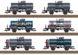 2-Axle Tank Car 6-Pack - Ready to Run -- 6 Different Era III Cars-1