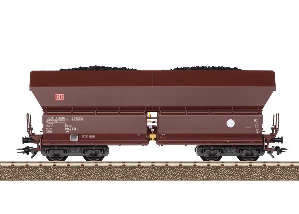 Type Falns 182 Hopper 6-Pack - Ready to Run -- German Railroad DB AG (Era VI 2015, Boxcar Red)-7