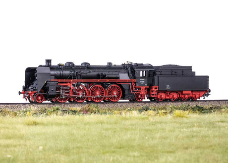 Class 19.0 2-8-2 - Sound and DCC -- German State Railroad DR #19 016 (Era III 1950s, black, red)-4