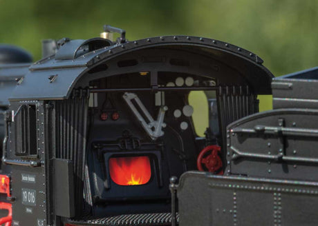 Class 19.0 2-8-2 - Sound and DCC -- German State Railroad DR #19 016 (Era III 1950s, black, red)-6
